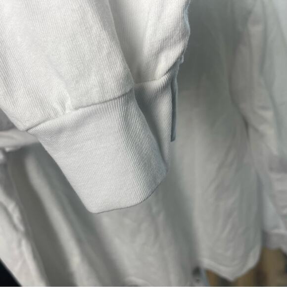 TNA Golden Long Sleeve Heavyweight Tee, White, Casual, Weekend, Lounge, L - Picture 4 of 7